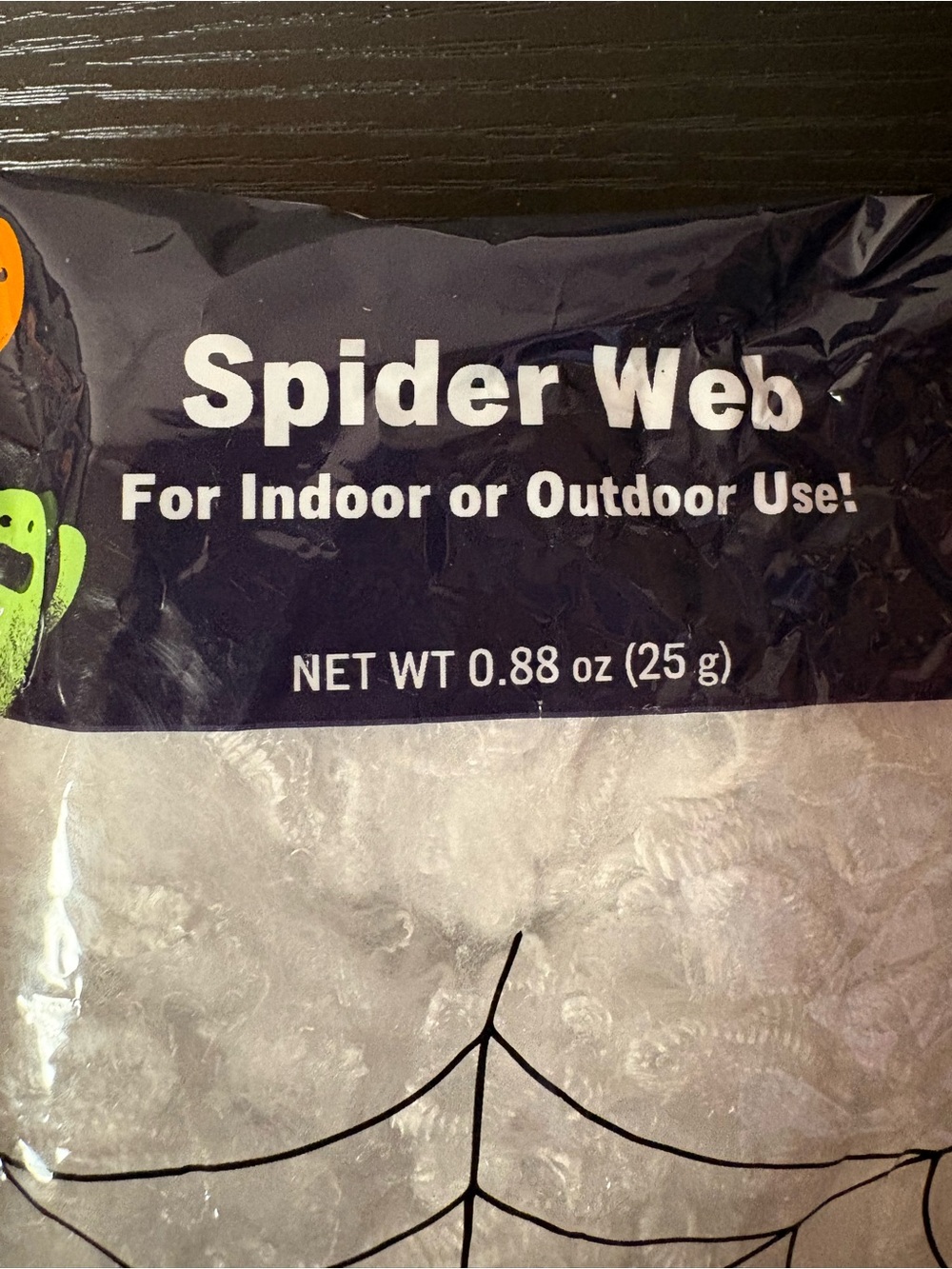 Halloween Spider Web & Plastic Spider Decoration Bundle 9 Packs - Picture 5 of 6